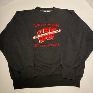 Vintage 94 Wisconsin Badgers Rose Bowl Crew Neck